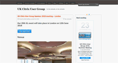 Desktop Screenshot of citrixug.org.uk